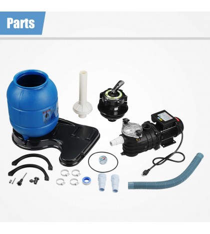 0.35HP Pro 2450GPH Swimming Pool Pump 13