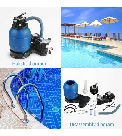 0.35HP Pro 2450GPH Swimming Pool Pump 13