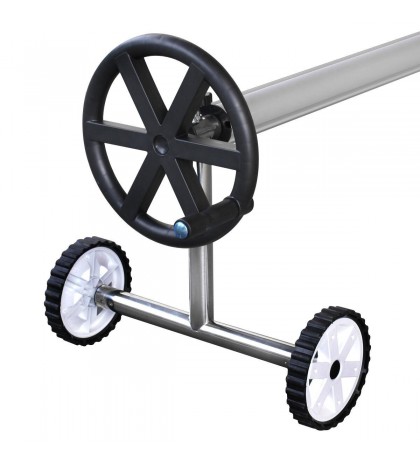 Stainless Steel Solar Cover Reel For Swimming Pools Up To 21 Feet Wide Inground