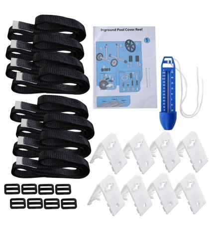 21 FT Long Swimming Pool Cover Reel  Aluminum Inground Solar Stainless Steel