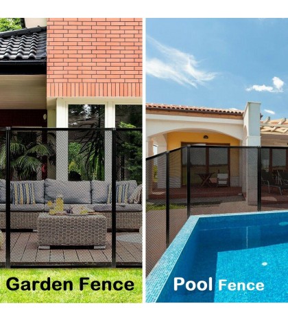 Pool Safety Fence Garden Fence 4 x 12 Kids Life Saver Barrier Protection