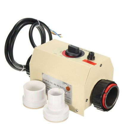 3/5.5/11/15KW 220V Swimming Pool & SPA hot tub electric water heater thermostat