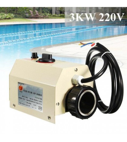 3/5.5/11/15KW 220V Swimming Pool & SPA hot tub electric water heater thermostat