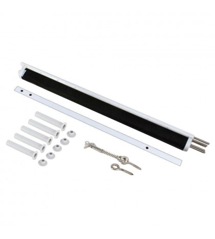 5 Ft. X 10 Ft. White Removable Child Barrier Pool Safety Mesh Fence