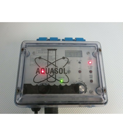 AQUASOL WTC WATER CONTROLLER automatically maintains pH pools, spas, fountains