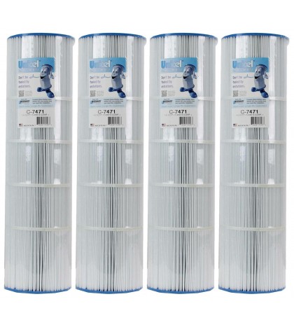 4x Unicel Clean & Clear Plus Replacement Cartridge Filter C7471 PCC105