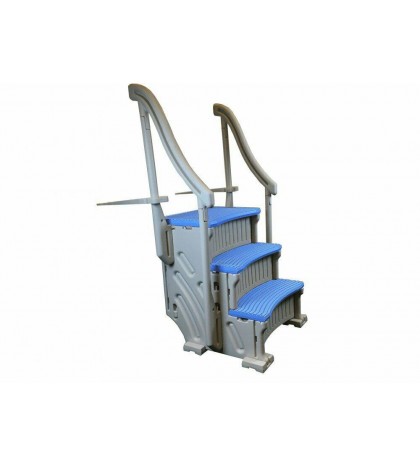 Confer Plastics CCXIG Blue Curve Inground Swimming Pools Entry System Step