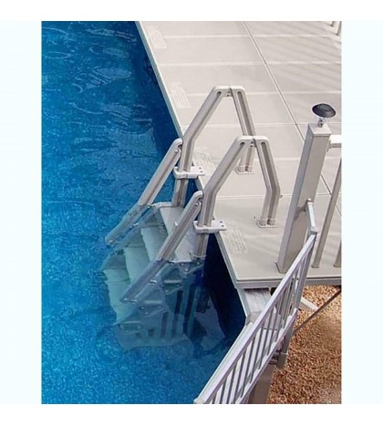 Vinyl Works Deluxe In-Pool Drop-In Step, 32 in