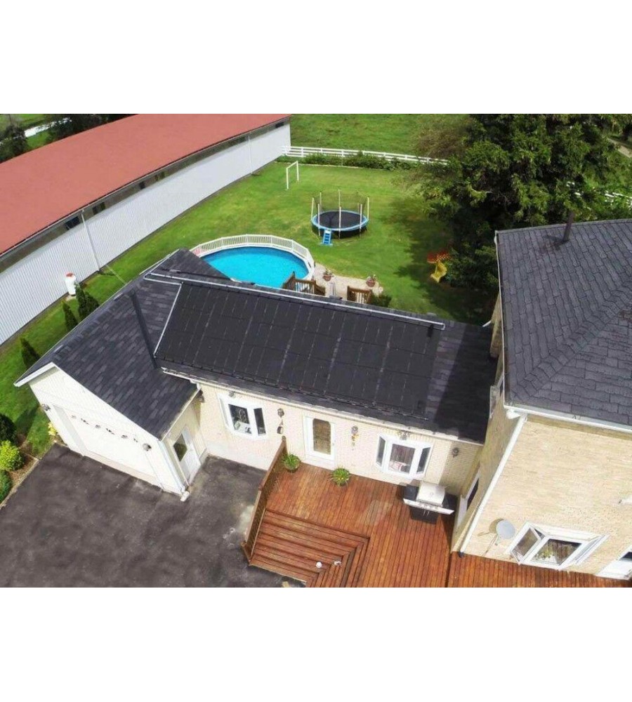 In-Ground Swimming Pool Solar Heater Choose Size Enersol 1'x8' Above Ground 