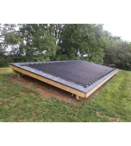 Enersol 1'x8' Above Ground, In-Ground Swimming Pool Solar Heater (Choose Size)