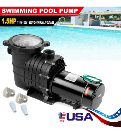 1.5HP In/Above Ground Swimming Pool Pump Motor w/Strainer Generic Hayward NEW