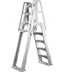 Vinyl Works Slide-Lock A-Frame Above Ground Pool Ladder Vinyl Works Slide-Lock A-Frame Above Ground Pool Ladder