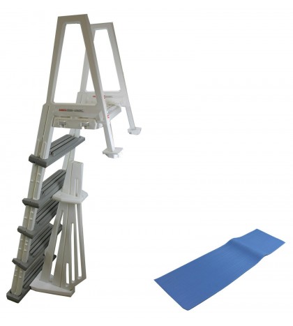 CONFER 6000B Heavy Duty Aboveground In-Pool Swimming Pool Ladder 48