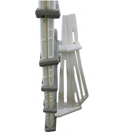CONFER 6000B Heavy Duty Aboveground In-Pool Swimming Pool Ladder 48