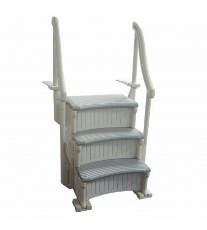 Confer CCXIG Gray Inground Swimming Pool Grand Entry Steps Stairs (2 Pack)