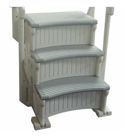 Confer CCXIG Gray Inground Swimming Pool Grand Entry Steps Stairs (2 Pack)