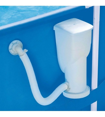 Summer Waves P53FX1000167 SkimmerPlus Filter Pump System for Above Ground Pools