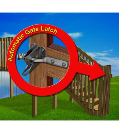 4'x8' DIY Deck, Fence, Ladder & Enclosure Gate, SWIMMING POOL ENTRY SYSTEM