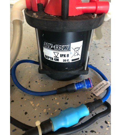 Aquabot Turbo Pump Motor A6005 (USED)with Quick Connectors And Capacitor