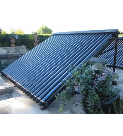 Solar Water Thermal Collector SEA 24 Heat Pipe Vacuum Tube Pressurized Pool/Spa