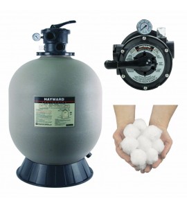 Hayward Pro-Series Swimming Pool Sand Filter w/ Valve & Luster Media-Choose Size
