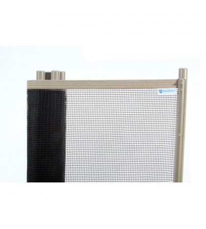 4 Ft. X 12 Ft. Tan Removable Child Barrier Pool Safety Mesh Fence