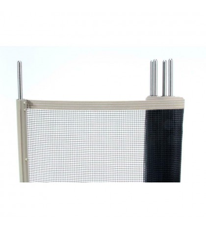 4 Ft. X 12 Ft. Tan Removable Child Barrier Pool Safety Mesh Fence