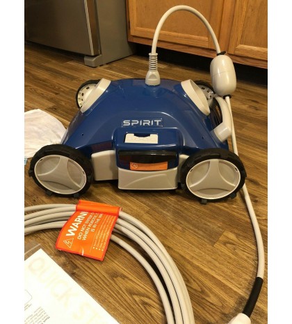 Aquabot Spirit Robotic Pool Cleaner Nice Clean Works Great! Lightly Used Tested!
