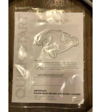 Aquabot Spirit Robotic Pool Cleaner Nice Clean Works Great! Lightly Used Tested!