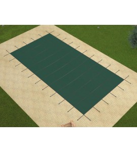Rectangle GREEN MESH Swimming Pool Safety Cover 15 Year Warranty - (Choose Size)