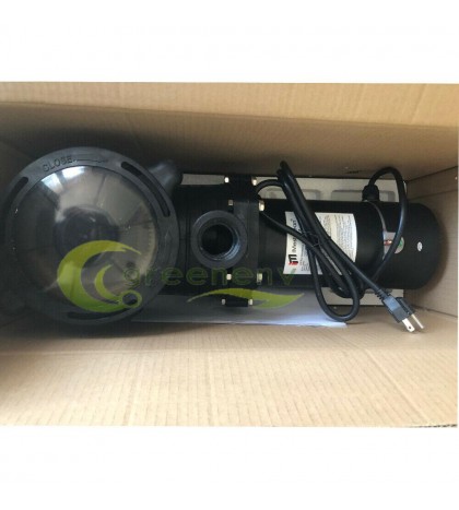 1HP 115V 2-Speed High-Flo INGROUND Swimming POOL PUMP Strainer Energy Saving
