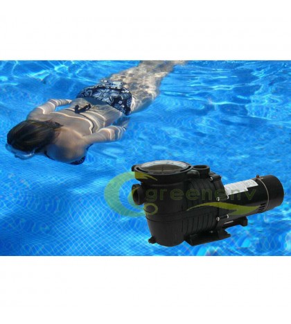 1HP 115V 2-Speed High-Flo INGROUND Swimming POOL PUMP Strainer Energy Saving