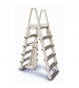 Confer 7100B Evolution A-frame Above Ground Swimming Pool Ladder 48 to 54-Inch