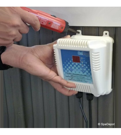 Solaxx CLG02A Saltron Mini Drop-in Salt Chlorine Generator for Swim Spas and Spa