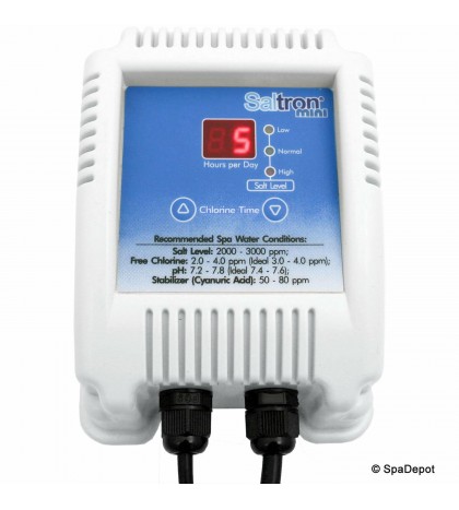 Solaxx CLG02A Saltron Mini Drop-in Salt Chlorine Generator for Swim Spas and Spa