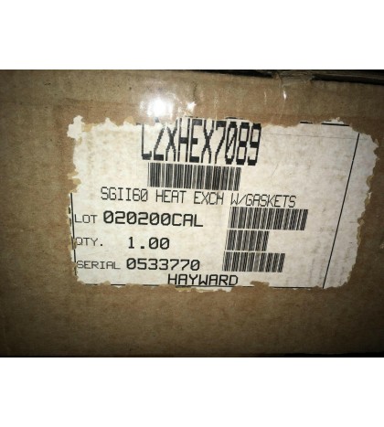Heat Exchanger, Hayward SGII 60