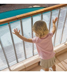 NEW KidKusion No Climb Deck Guard Net - $281