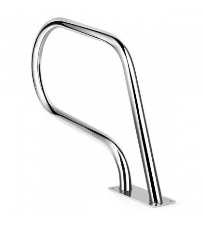 Swimming Pool Hand Rail Premium Stainless Steel Rust-Resistant with Base Plate