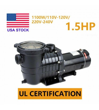 1.5HP In/Above Ground Swimming Pool Pump Motor w/Strainer Generic Hayward NEW