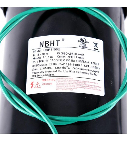 Hayward 1.5HP In-Ground Swimming Pool Pump Motor Strainer Generic Replacemen 6A