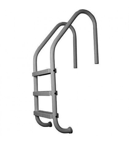 Saftron 3 Step Polymer Finish Inground Pool Ladder, Graphite Gray (Open Box)