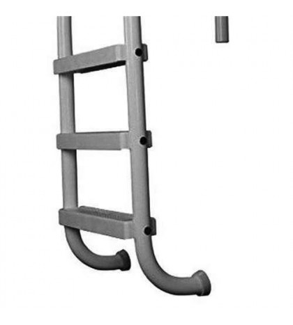 Saftron 3 Step Polymer Finish Inground Pool Ladder, Graphite Gray (Open Box)
