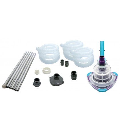 Intex 1500 GPH Easy Set Swimming Pool Filter Pump w/ GFCI & V-Trap Vac Vacuum