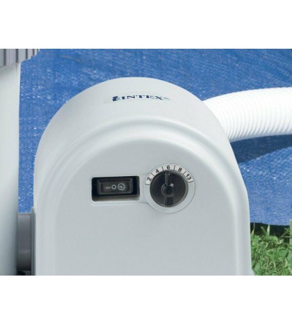 Intex 1500 GPH Easy Set Swimming Pool Filter Pump w/ GFCI & V-Trap Vac Vacuum
