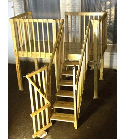 4'x16' DIY Deck, Fence, Ladder & Enclosure Gate Kit, SWIMMING POOL ENTRY SYSTEM