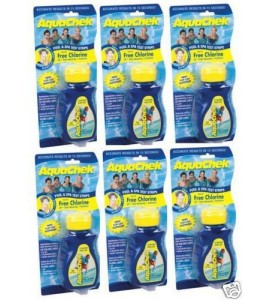 AquaCheck Yellow Test Strips with Chlorine - 50 Pack