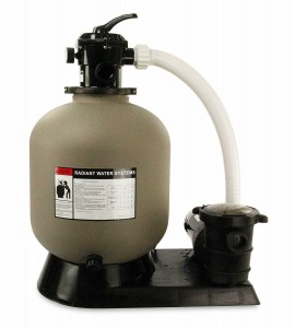 Rx Clear Radiant Above Ground Swimming Pool Sand Filter Systems (Various Sizes)