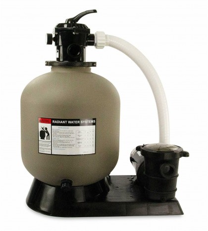 Rx Clear Radiant Above Ground Swimming Pool Sand Filter Systems (Various Sizes)