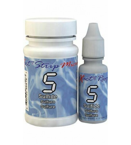 eXact Reagents Micro Sulfide Strips Bottle of 50 Tests - INCL. 12 PK