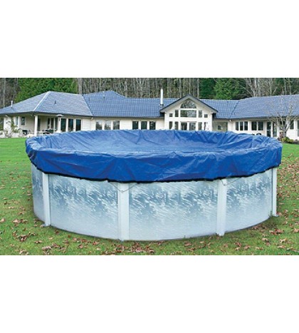 Yard Guard Skirted Blue / Black Swimming Pool Winter Cover (Choose Size & Shape)